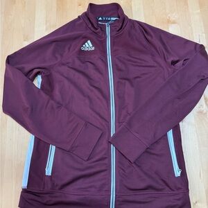 Adidas Burgundy Performance Jacket